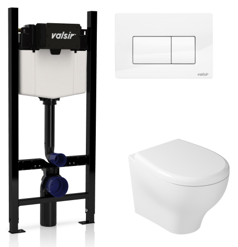 Комплект унитаза с инсталляцией VALSIR KIT VSWG 7212 Slim